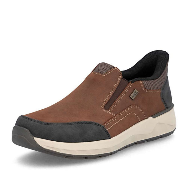Rieker Men's Moccasins 11551-22 Brown – Comfortable Waterproof Loafers